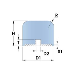 DMD Shock Mount - Female Thread