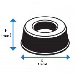 Polymax Polyurethane Rubber Feet Drawing