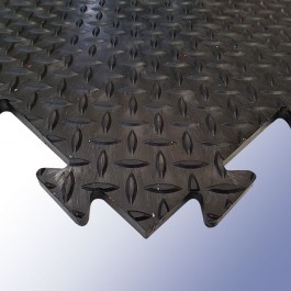 DIAMEX LOK Garage Tile Black 470mm x 470mm x 14mm at Polymax