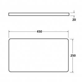 Dock Bumper Packer No Holes 450L x 250W x 20H at Polymax