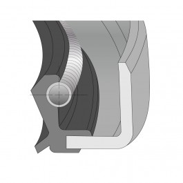 Oil Seal Type B Metric Nitrile Double 45mm ID x 72mm OD x 8mm Thick at Polymax