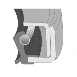 Oil Seal Type C Metric Nitrile Double 64mm ID x 90mm OD x 13mm Thick at Polymax