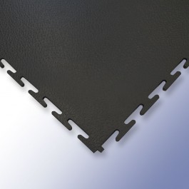 VIGOR Interlocking Morphic Tile Black 500mm x 500mm x 7mm at Polymax