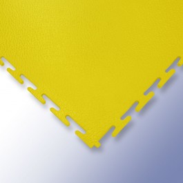 VIGOR Interlocking Morphic Tile Yellow 500mm x 500mm x 7mm at Polymax