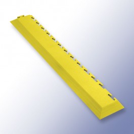 VIGOR Interlocking Tile Corner Yellow 585mm x 75mm x 7mm at Polymax