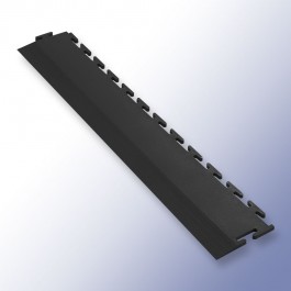 VIGOR Interlocking Tile Edge Black 500mm x 75mm x 7mm at Polymax