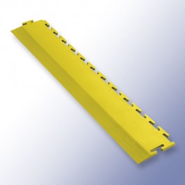 VIGOR Interlocking Tile Edge Yellow 500mm x 75mm x 7mm at Polymax