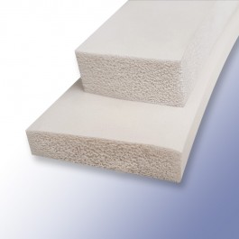 White Silicone Sponge Strips at Polymax