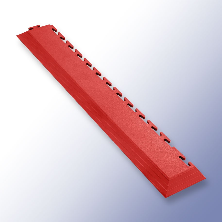 VIGOR Interlocking Tile Corner Red 585mm x 75mm x 7mm