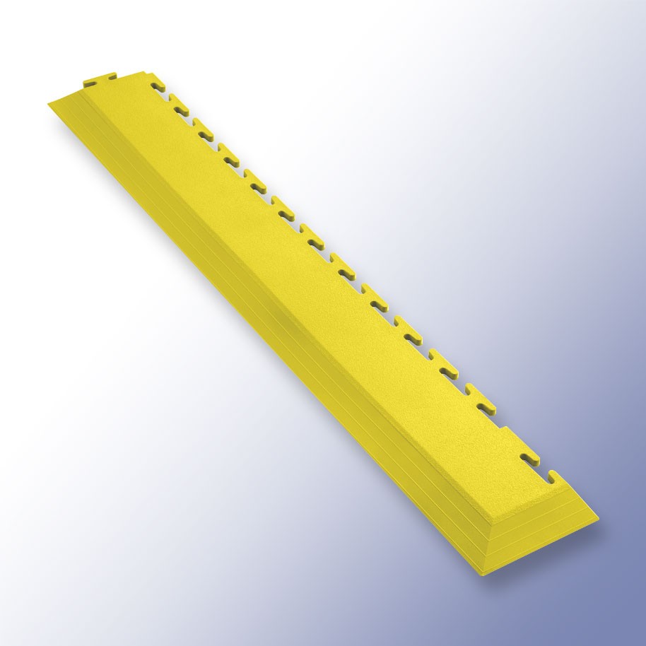 VIGOR Interlocking Tile Corner Yellow 585mm x 75mm x 7mm