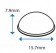 Polymax Polyurethane Rubber Feet Drawing