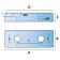 Trapezium Dock Bumpers 2 Fixings Technical Drawing